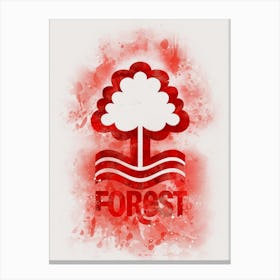 Nottingham Forest Fc Painting Canvas Print