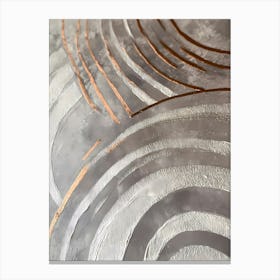 Gold And Silver Swirls Canvas Print