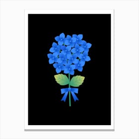 Blue Hydrangea Canvas Print