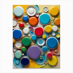 Colorful Paint Canvas Print