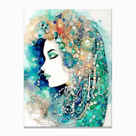Mermaid Jewels Canvas Print