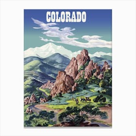 Colorado Mountain, USA Canvas Print