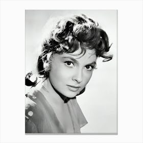 Portrait Gina Lollobrigida Canvas Print