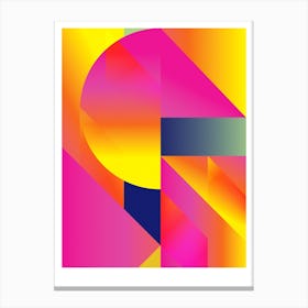 Colour And Shapes Canvas Print
