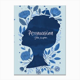 Book Cover - Persuasion by Jane Austen Canvas Print