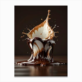 Chocolate Splash 2 Canvas Print