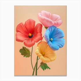 Dreamy Inflatable Flowers Cosmos 3 Canvas Print