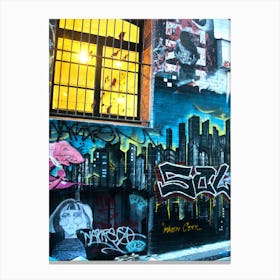 Street In Melbourne Canvas Print