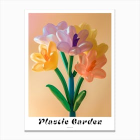 Dreamy Inflatable Flowers Poster Larkspur 3 Canvas Print