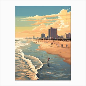 Atlantic City Beach New Jersey 1 Canvas Print