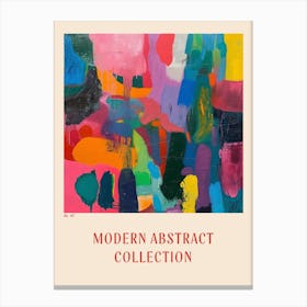 Modern Abstract Collection Poster 45 Canvas Print