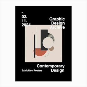 Graphic Design Archive Poster 23 Canvas Print