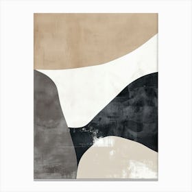 Desert Echoes Minimalist Style Canvas Print