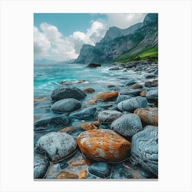 Rocks On The Beach 1 Stampe su tela