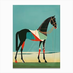 Horse With Halter Canvas Print