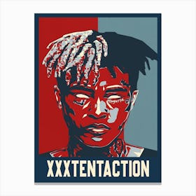 Xxxtentaction Canvas Print