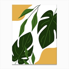 Tropical Leaves 4 Canvas Print