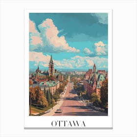 Ottawa Cityscape 1 Canvas Print