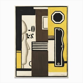 Fernand Léger Composition Avec Profil (1926) Canvas Print