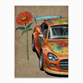 Car Painting Canvas Print