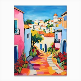 Lagos Portugal 4 Fauvist Painting Canvas Print