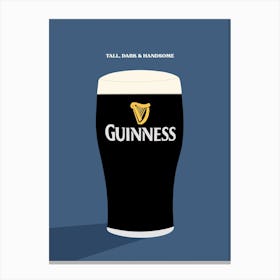 Handsome Pint of Guinness Canvas Print