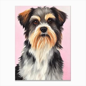 Lhasa Apso Watercolour dog Canvas Print