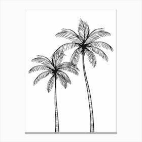 Palm Trees 1 Canvas Print