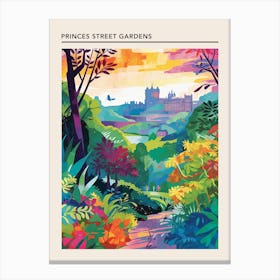 Princes Street Gardens Edinburgh 2 Canvas Print