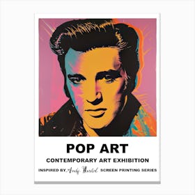 Elvis Pop Art 2 Canvas Print