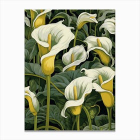 Calla Lilies Canvas Print