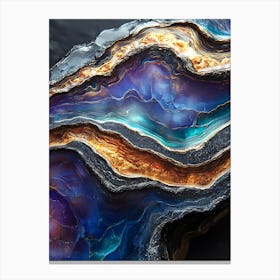 Stunning Whimsical Marble 12 Canvas Print