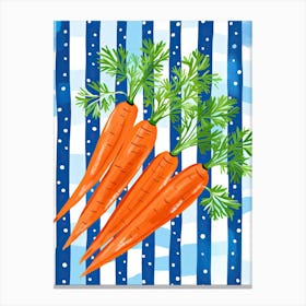 Carrots Summer Illustration 1 Canvas Print