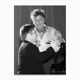 Sir Elton John & Rod Stewart At The The Mgm Grand Hotel And Casino In Las Vegas, Nevada Canvas Print