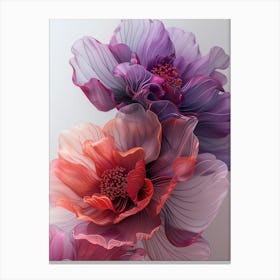 Three Flowers Canvas Print