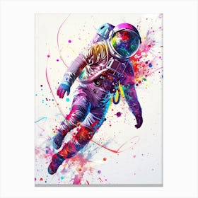 Astronaut In Space 6 Canvas Print