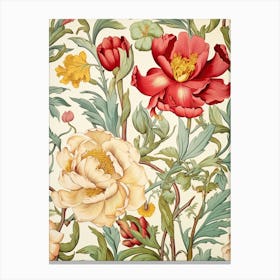 Floral Wallpaper 149 Canvas Print