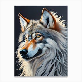 Wolf Portrait Canvas Print