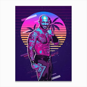 Ricochet 80s Retro Canvas Print