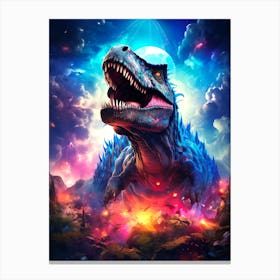 Dinosaurs In The Sky Canvas Print