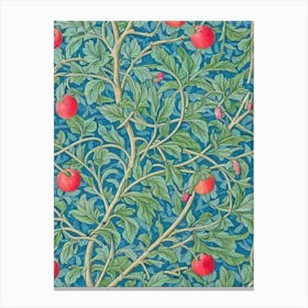 Apple Vintage Botanical Fruit Canvas Print