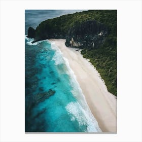 Aerial View Of A Beach 114 Canvas Print