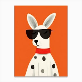 Little Rabbit 6 Wearing Sunglasses Canvas Print