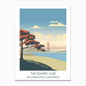 The Olympic Club (Lake Course)   San Francisco California 2 Canvas Print