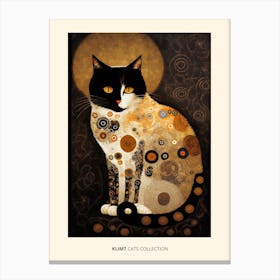 Gustav Klimt  Style Cats Collection Canvas Print