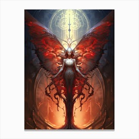 Angel Of Fire Canvas Print