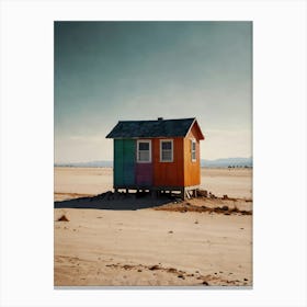 Small House In The Desert Canvas Print