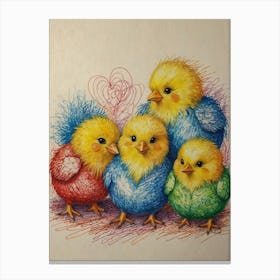 Little Chicks 1 Canvas Print