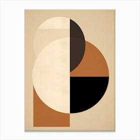 Noir Schwaz Bauhaus Elegance Canvas Print