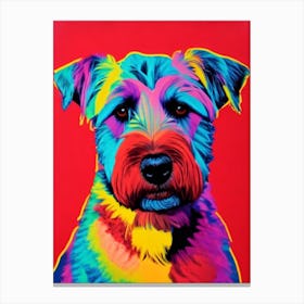 Briard Andy Warhol Style dog Canvas Print